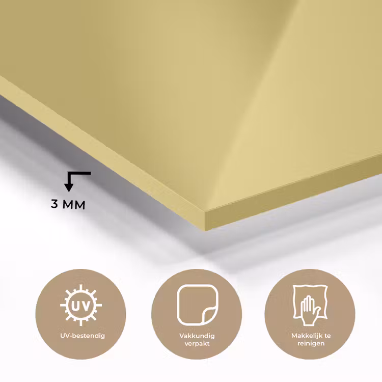 Golden - Victory - Geel plexiglas 5mm klein 11 -sfeer2