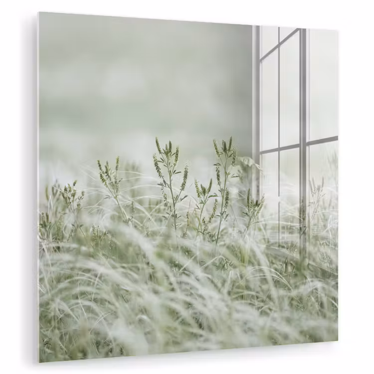 Grassen - Minimalistisch - Groen plexiglas 5mm klein -zzzproduct_nieuw