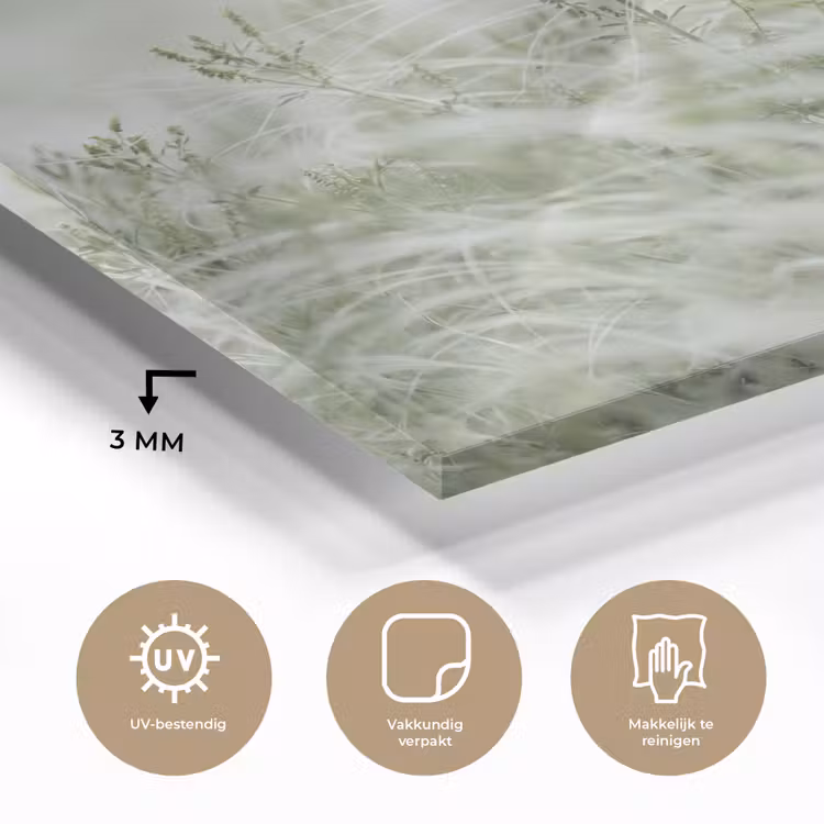 Grassen - Minimalistisch - Groen plexiglas 5mm klein -sfeer2