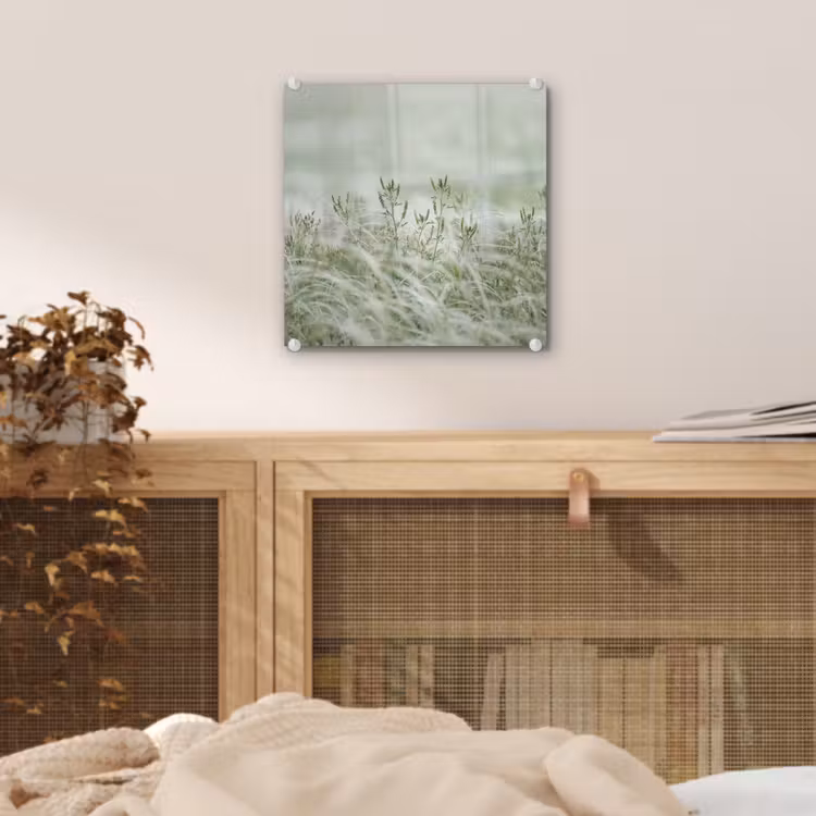 Grassen - Minimalistisch - Groen plexiglas 5mm klein -sfeer4