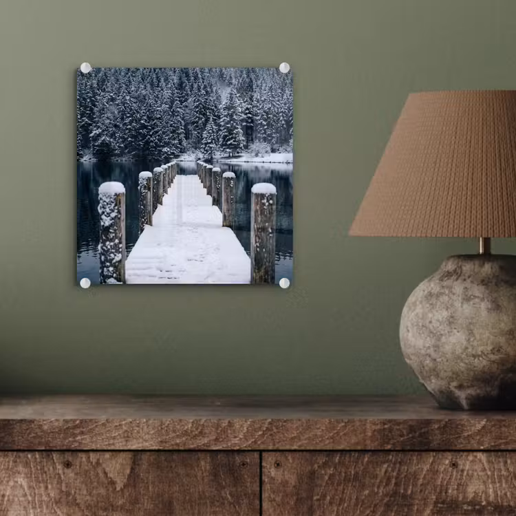 Steiger - Meer - Sneeuw - Bergen - Rustgevend plexiglas 5mm klein -sfeer3