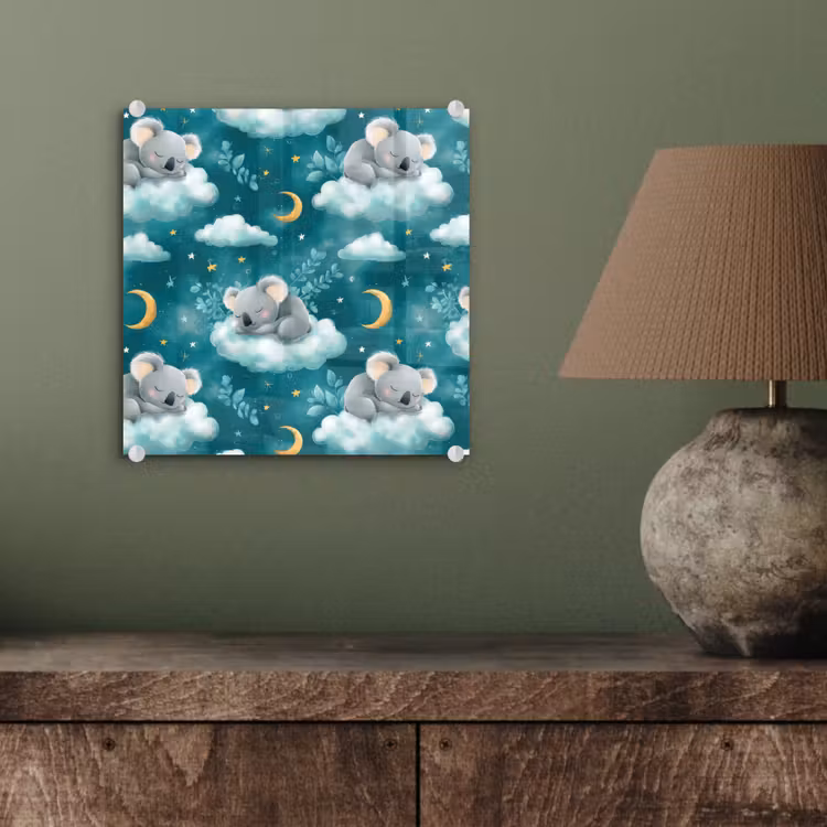 Koala's - Betoverend - Blauw plexiglas 5mm klein 11 -sfeer3