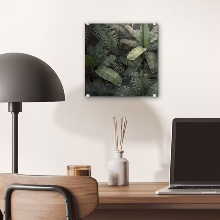Bladeren - Groen - Tropisch - Natuur plexiglas 5mm klein -sfeer6