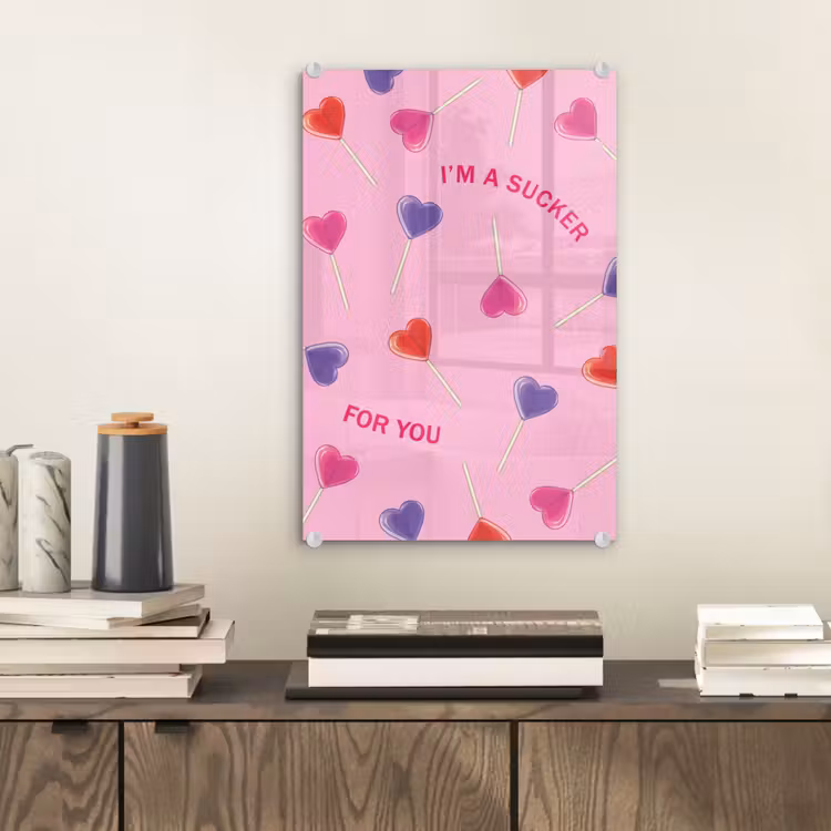 Lolly - Valentijn - Illustratie - Snoep plexiglas 5mm klein -sfeer1