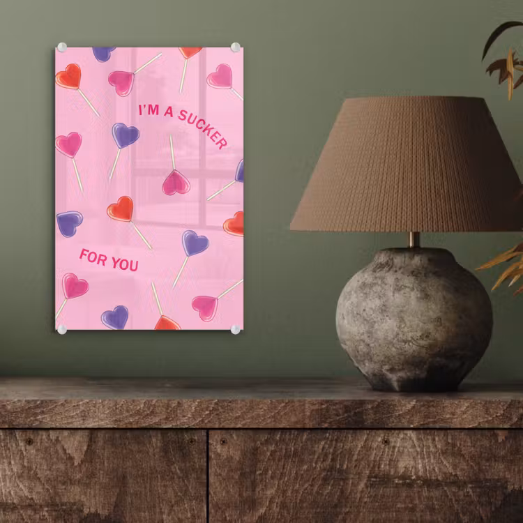 Lolly - Valentijn - Illustratie - Snoep plexiglas 5mm klein -sfeer3