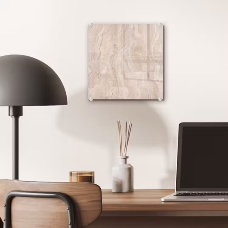 Marmer - Patroon - Beige - Steen - Abstract plexiglas 5mm klein -sfeer6