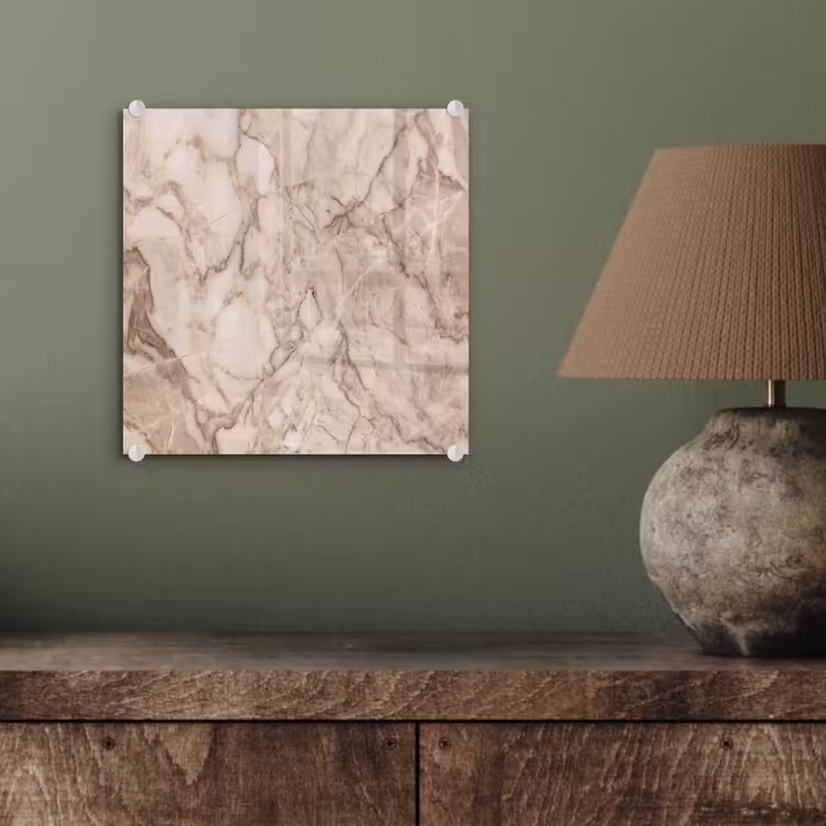 Marmer - Aderen - Textuur - Beige - Modern plexiglas 5mm klein -sfeer3