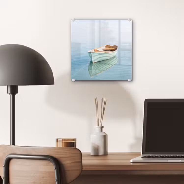 Minimalistisch - Boot - Zee plexiglas 5mm klein -sfeer6