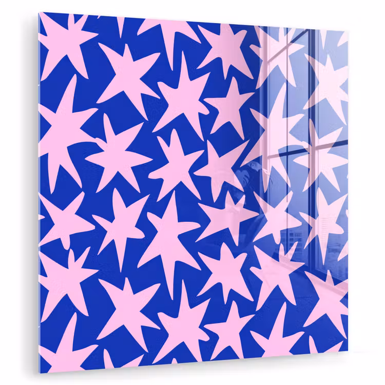 Modern - Sterren - Blauw plexiglas 5mm klein 11 -zzzproduct_nieuw