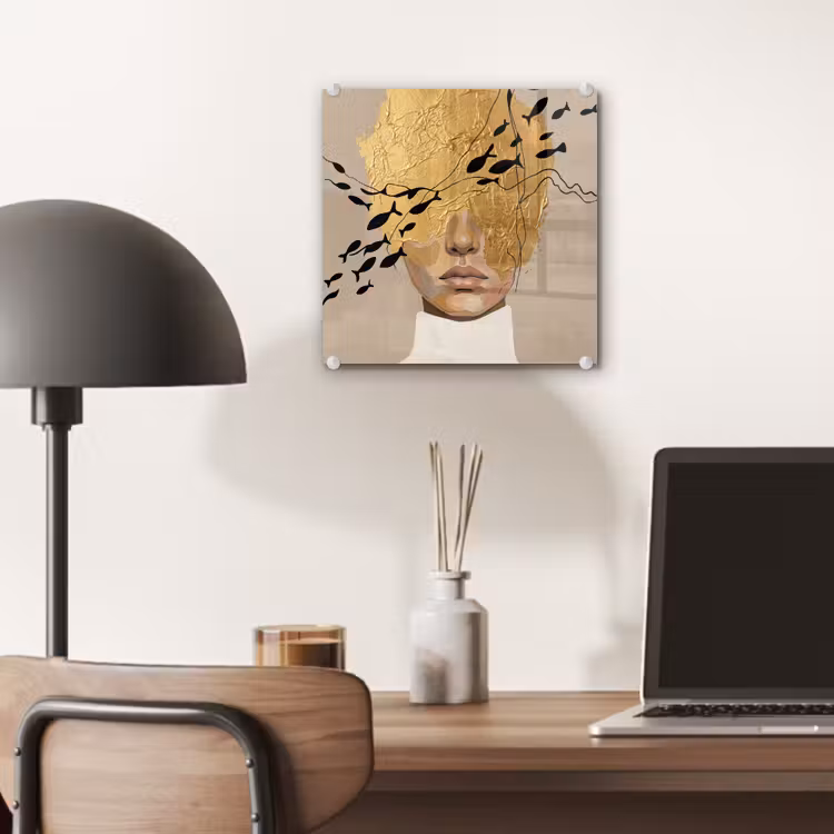 Modern - Vrouw - Goud plexiglas 5mm klein -sfeer6
