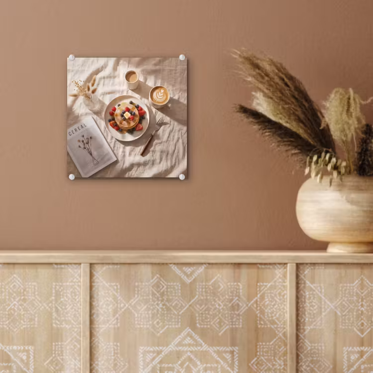 Pannenkoeken - Bessen - Ontbijt - Modern - Beige plexiglas 5mm klein -sfeer5