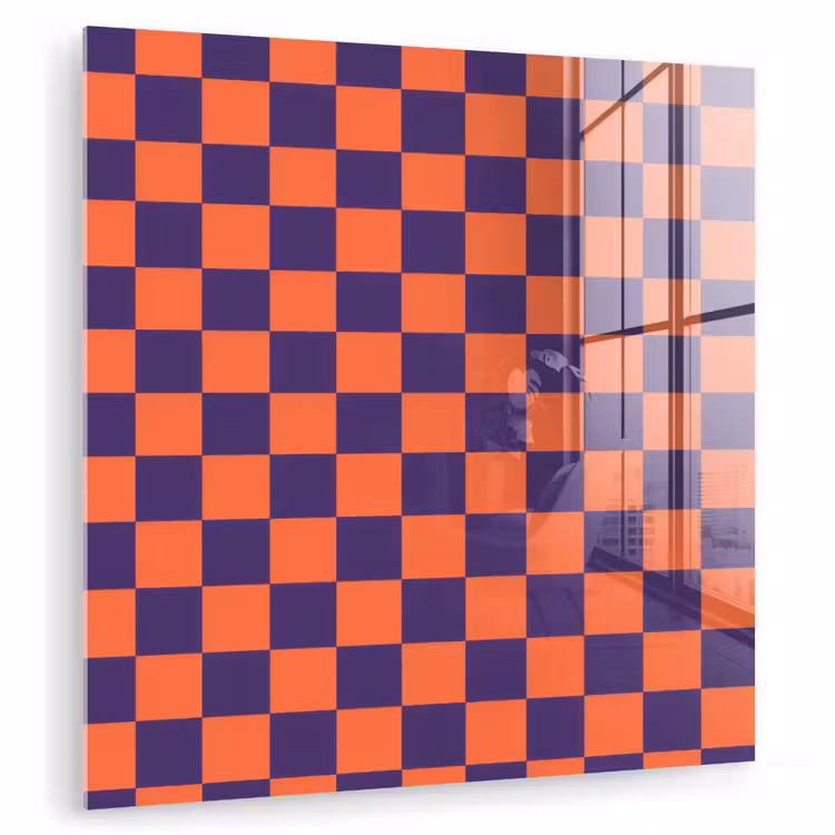 Patroon - Klassiek - Paars plexiglas 5mm klein 11 -zzzproduct_nieuw