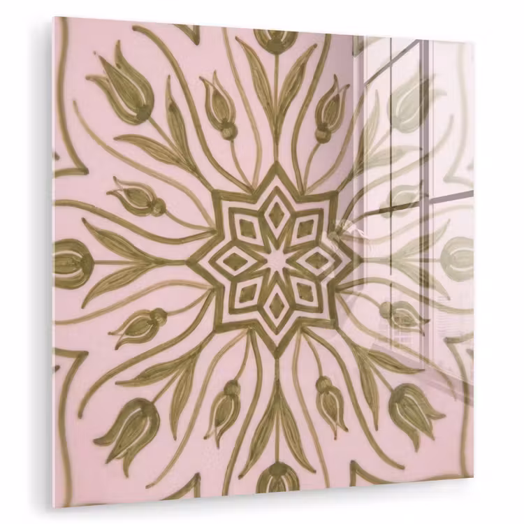 Patroon - Mandala - Decoratie - Abstract - Groen plexiglas 5mm klein -zzzproduct_nieuw