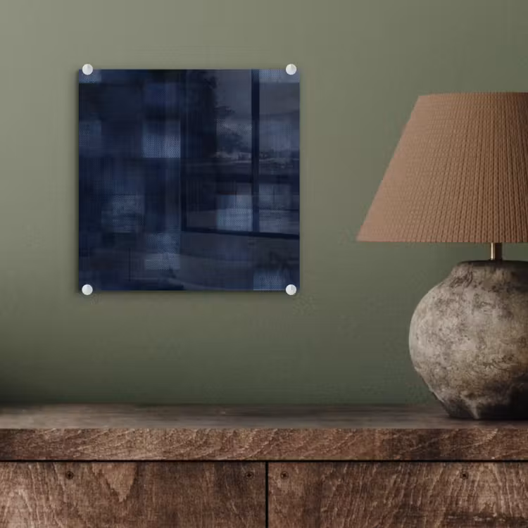 Patroon - Ruit - Marineblauw plexiglas 5mm klein 11 -sfeer3