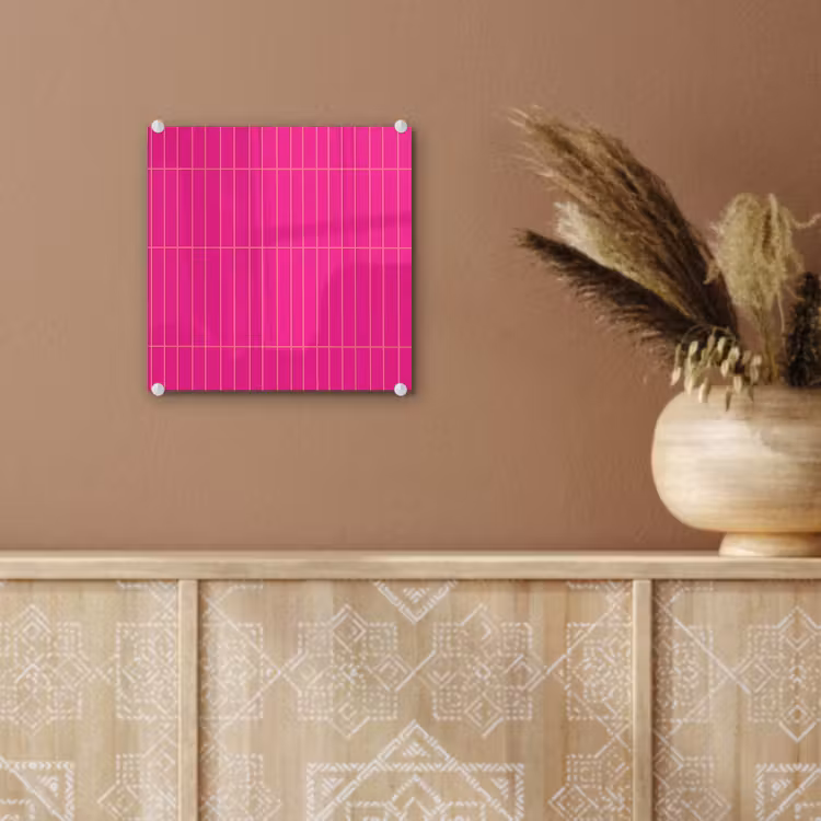 Patroon - Tegel - Magenta - Roze plexiglas 5mm klein 11 -sfeer5