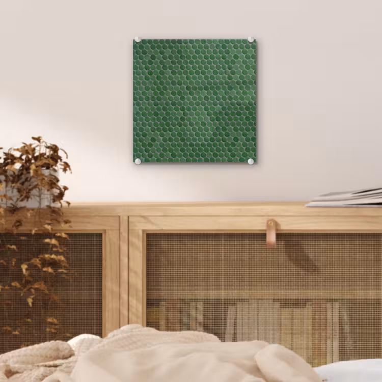 Penny - Mozaïek - Bosgroen - Green plexiglas 5mm klein 11 -sfeer4