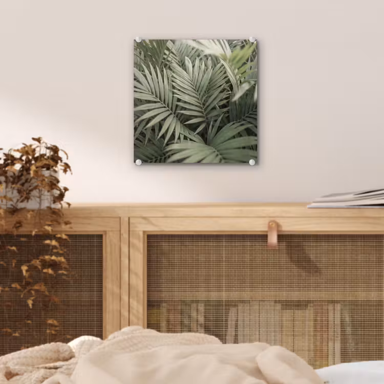 Plant - Palmbladeren - Natuur - Groen plexiglas 5mm klein -sfeer4