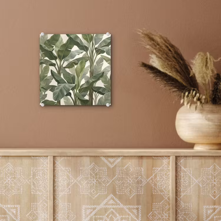 Planten - Bladeren - Tropisch - Groen plexiglas 5mm klein -sfeer5