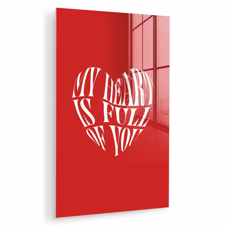 Rood - Hart- Tekst - Valentijn plexiglas 5mm klein -zzzproduct_nieuw