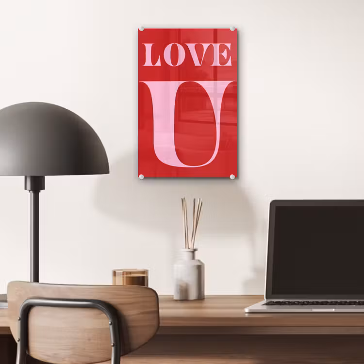 Rood - Love - Valentijn - Roze plexiglas 5mm klein -sfeer6