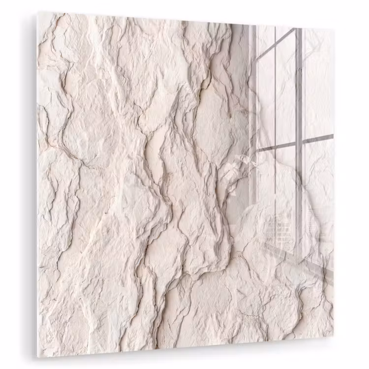 Rots - Structuur - Natuur - Beige - Abstract plexiglas 5mm klein -zzzproduct_nieuw