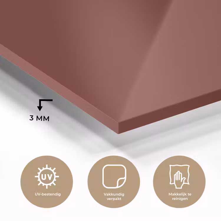 Rustic - Terracotta - Rood plexiglas 5mm klein 11 -sfeer2