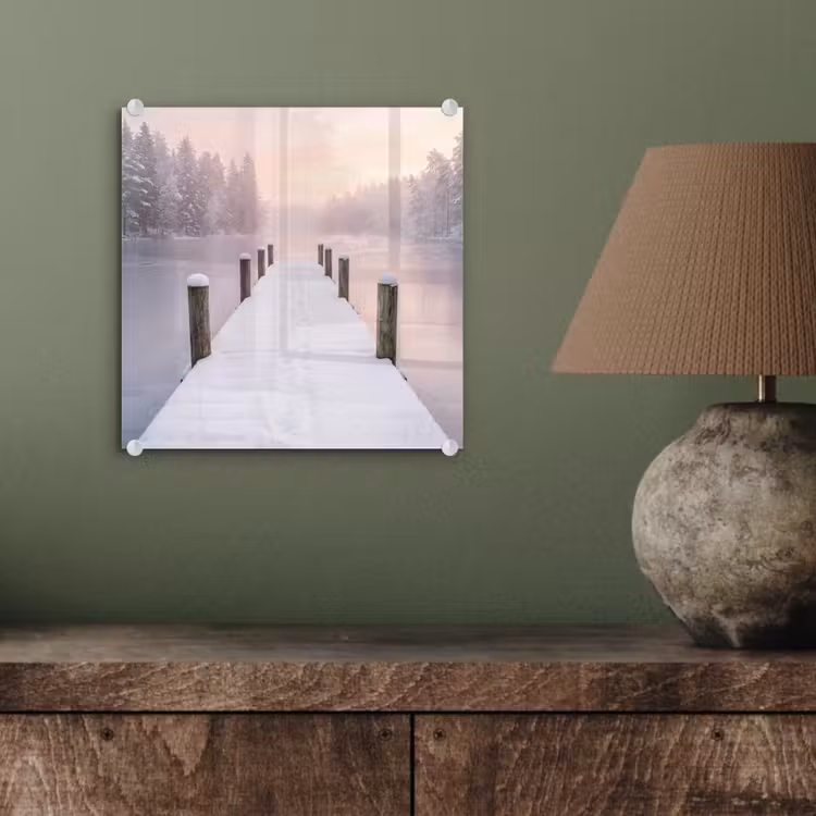 Steiger - Meer - Mist - Winter - Serene plexiglas 5mm klein -sfeer3