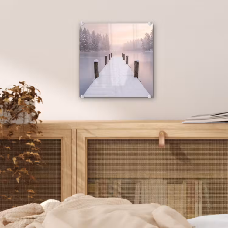 Steiger - Meer - Mist - Winter - Serene plexiglas 5mm klein -sfeer4
