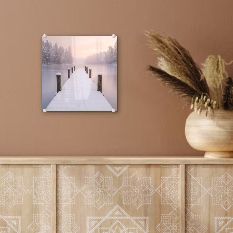 Steiger - Meer - Mist - Winter - Serene plexiglas 5mm klein -sfeer5