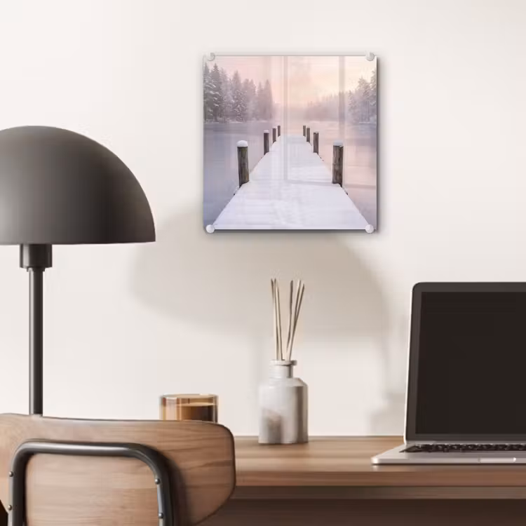 Steiger - Meer - Mist - Winter - Serene plexiglas 5mm klein -sfeer6