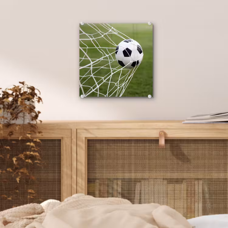Voetbal - Goal - Net - Sport plexiglas 5mm klein -sfeer4