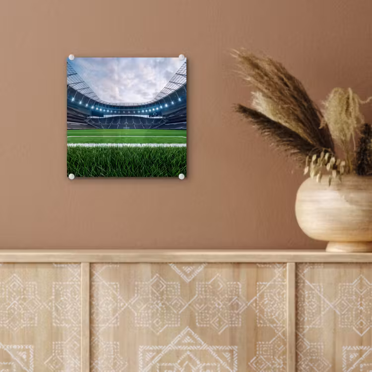 Voetbal - Stadion - Sport - Groen plexiglas 5mm klein -sfeer5