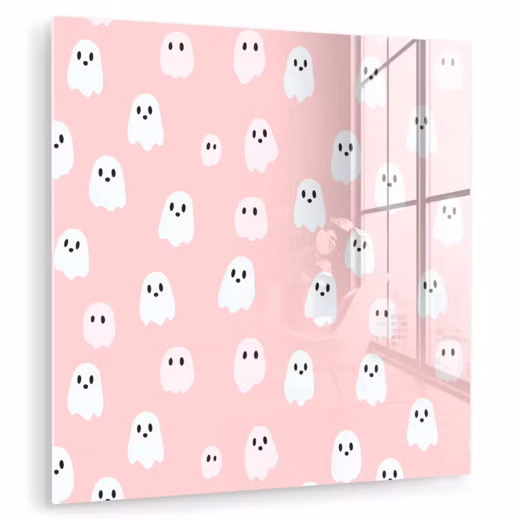 Spookjes - Patroon - Roze plexiglas 5mm klein 11 -zzzproduct_nieuw