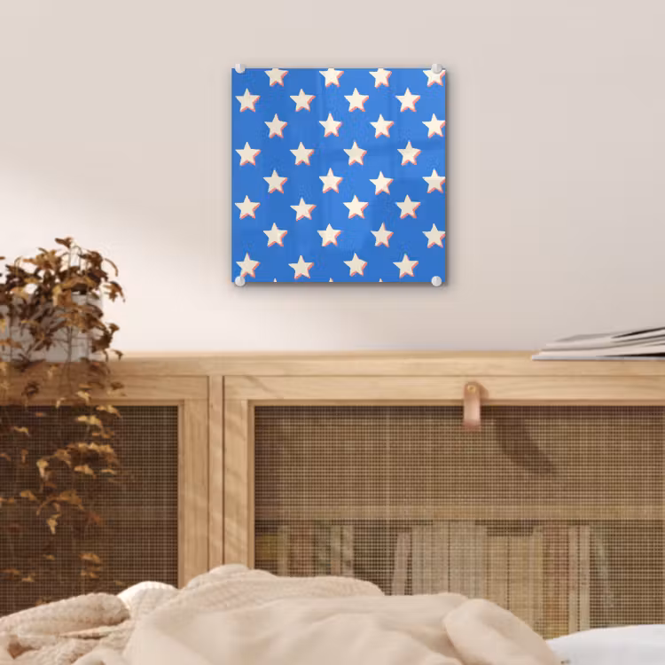 Sterren - Patroon - Blauw plexiglas 5mm klein 11 -sfeer4