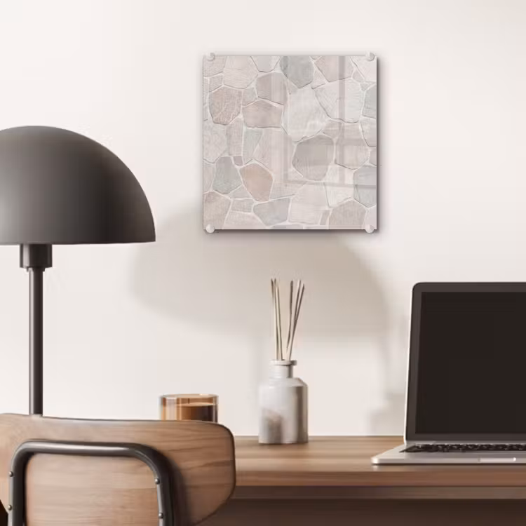 Steen - Patroon - Textuur - Beige plexiglas 5mm klein -sfeer6