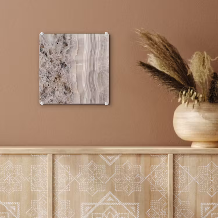 Steen - Textuur - Abstract - Beige - Wit plexiglas 5mm klein -sfeer5