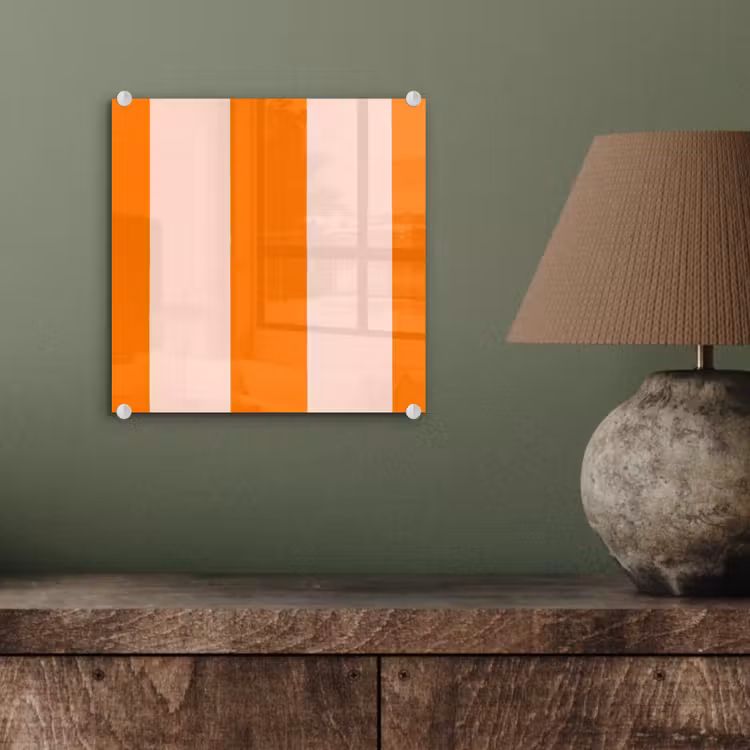 Strepen - Modern - Oranje plexiglas 5mm klein 11 -sfeer3