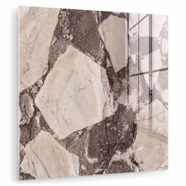Textuur - Marmer - Abstract - Beige - Bruin plexiglas 5mm klein -zzzproduct_nieuw