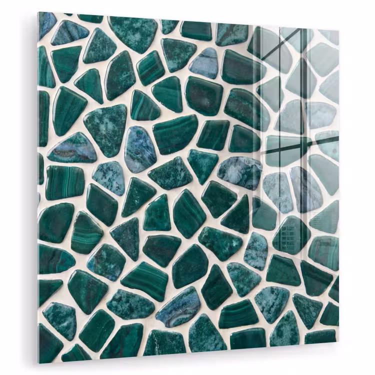 Textuur - Steen - Groen - Abstract - Patroon plexiglas 5mm klein -zzzproduct_nieuw