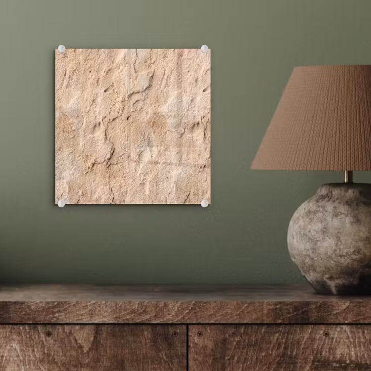Textuur - Steen - Natuur - Beige plexiglas 5mm klein -sfeer3