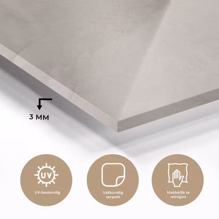 Textuur - Wand - Modern - Beige - Abstract plexiglas 5mm klein -sfeer2