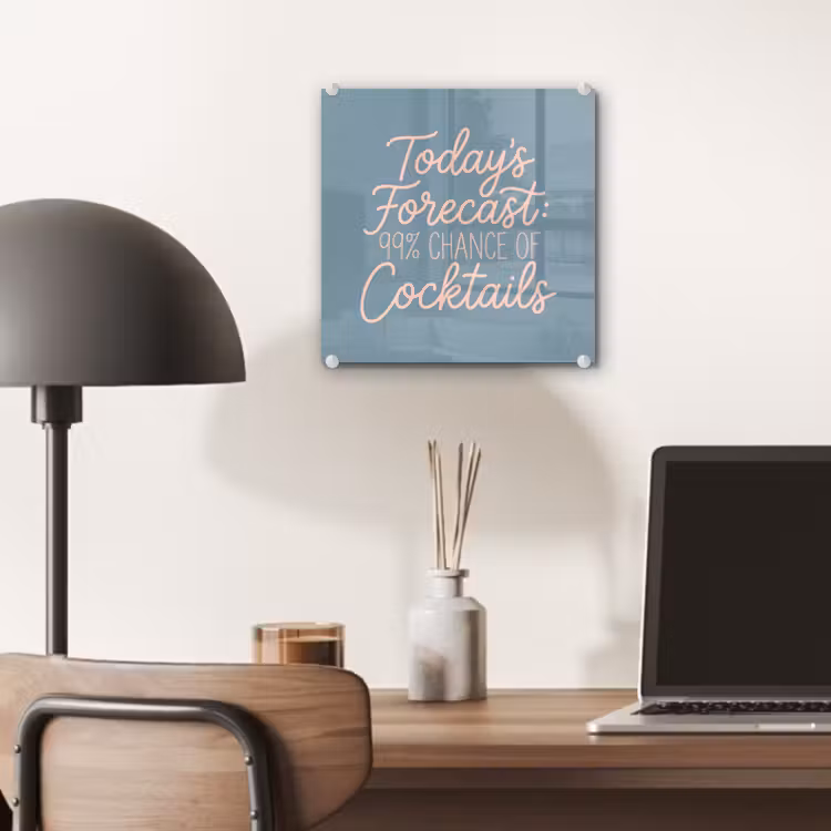 Today's Forecast - Cocktails - Blauw plexiglas 5mm klein -sfeer6