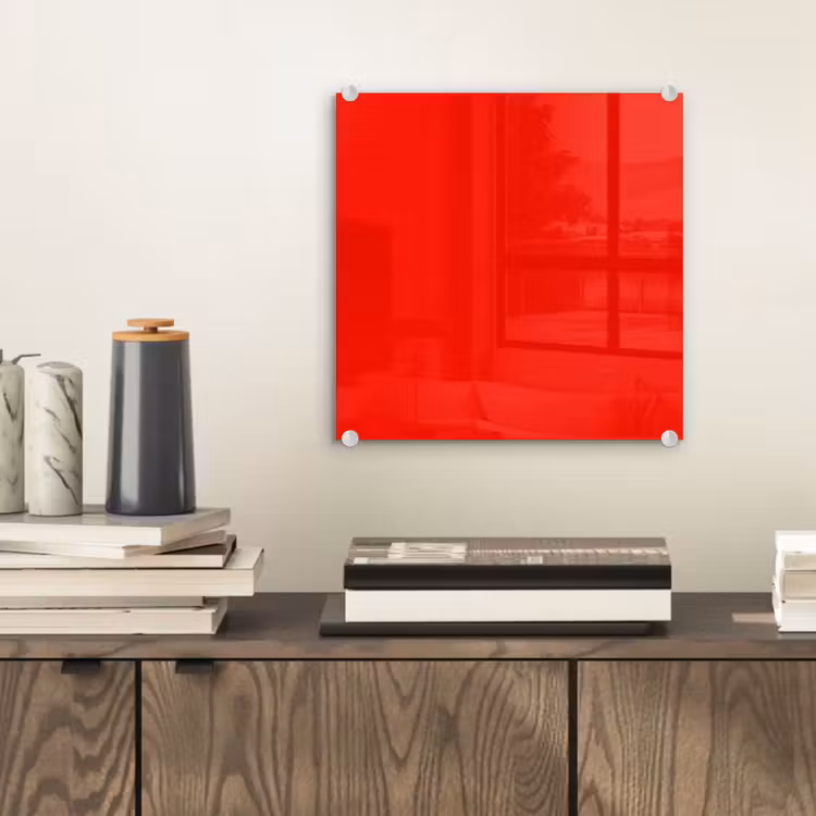 Vibrant - Vermilion - Rood plexiglas 5mm klein 11 -sfeer1