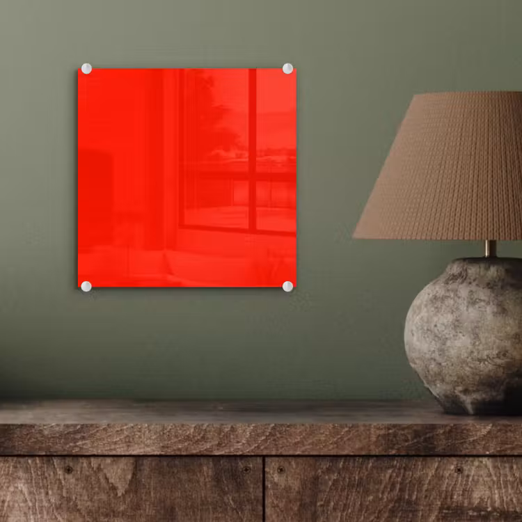 Vibrant - Vermilion - Rood plexiglas 5mm klein 11 -sfeer3
