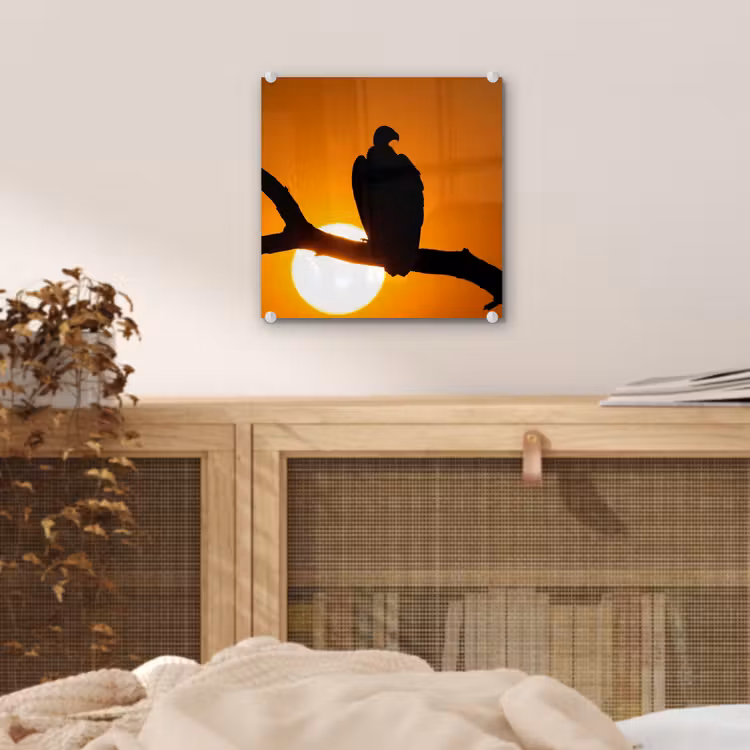 Gier - Tak - Zon - Oranje plexiglas 5mm klein -sfeer4