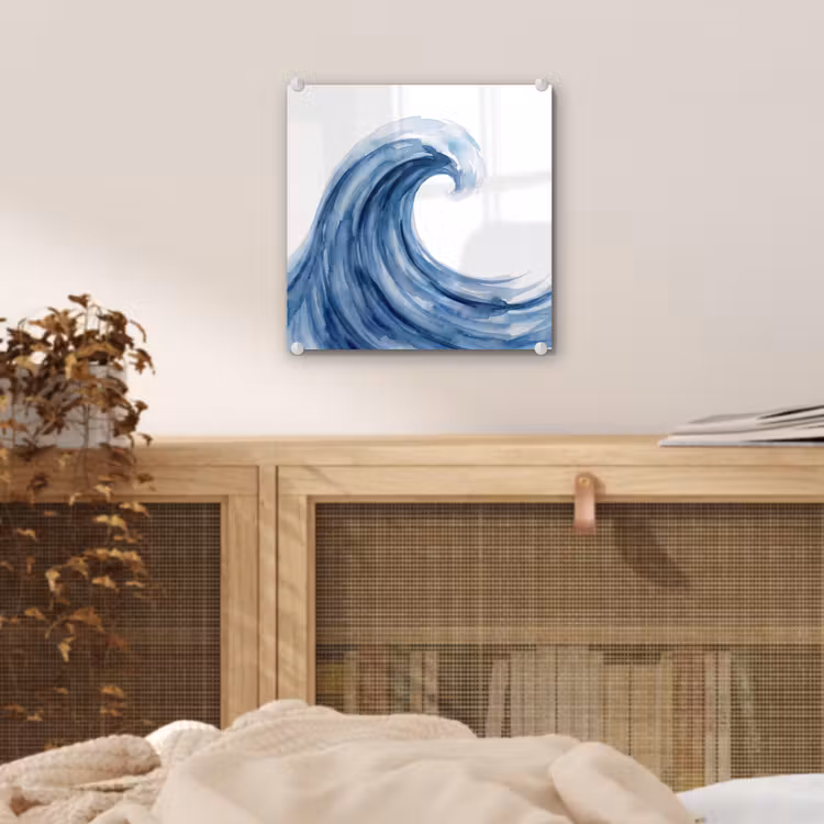 Water - Beweging - Natuur - Modern - Blauw plexiglas 5mm klein -sfeer4