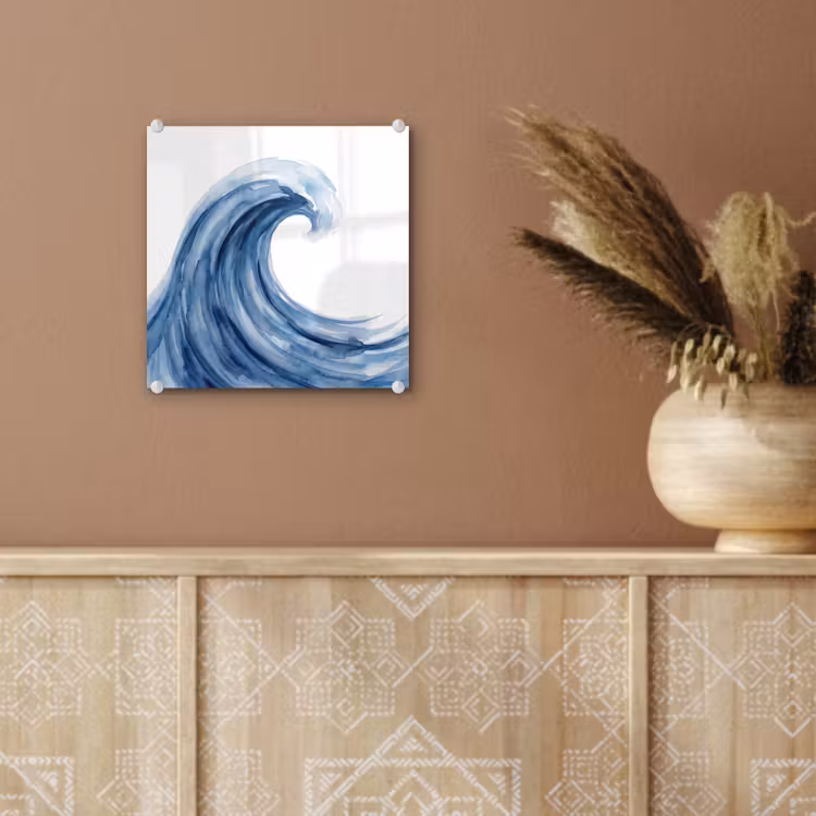 Water - Beweging - Natuur - Modern - Blauw plexiglas 5mm klein -sfeer5