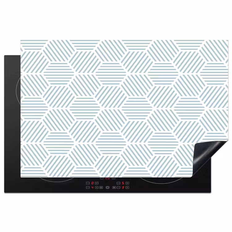 Abstract - Patronen - Design Inductie beschermer vinyl 3mm klein 276 -3d