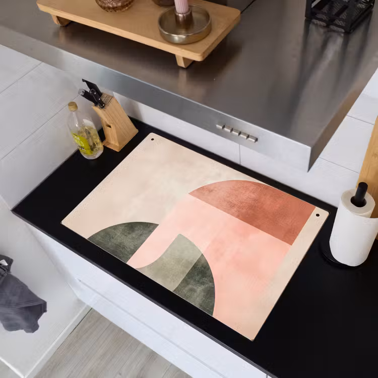 Cirkel - Abstract - Roze Inductie beschemer met haakjes klein -sfeer1
