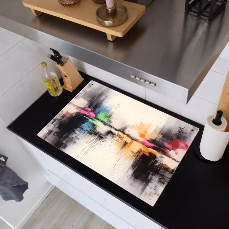 Abstract - Kleurexplosie - Landschap Inductie beschemer met haakjes klein -sfeer1